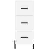  Visoka komoda bijeli 34,5x34x180 cm od konstruiranog drva | shoptok.hr