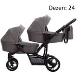 Bebetto kolica za blizance 42 new 2u1 dezen 24