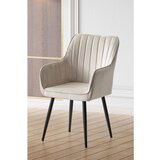 Hanah home Nova - Cream, Black CreamBlack Chair | ePonuda.com