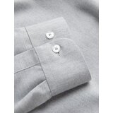 Ombre Men's shirt with pocket REGULAR FIT - light grey melange | Eponuda.ba