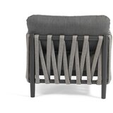 Diphano Tamno siva vrtna garnitura aluminijska za 4 osobe Switch Rope – | shoptok.hr