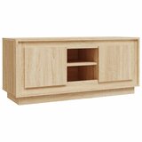 TV ormarić boja hrasta 102x35x45 cm od konstruiranog drva | Eponuda.com