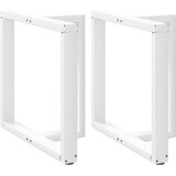  Noge za blagovaonski stol T-oblika 2 kom Bijele 80x35x(72-73) cm Čelik | shoptok.hr