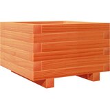  Vrtna sadilica voštano smeđa 40x40x26,5 cm masivna borovina | shoptok.hr