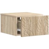  Noćni ormarić za montažu na zid Hrast sonoma 49 x 34,5 x 20 cm | shoptok.hr