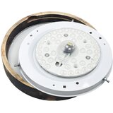  LED plafonsko svetlo OAK SMOKY SLIM LED/20W/230V 4000K prečnik 27 cm hrast/tamno braon | Eponuda.com