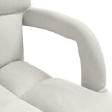 Podesivi podni naslonjač Krem Baršun | shoptok.hr