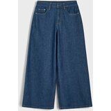 Sinsay Traperice wide leg high waist s izvezenim trešnjama | shoptok.hr