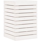  Košara za rublje bijela 44x44x66 cm od masivne borovine | shoptok.hr
