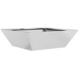  Vrtna saksija 5 pcs Srebrno 50 x 50 x 15 cm Cinkani čelik | Eponuda.ba