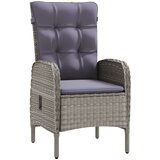  7-dijelni vrtni blagovaonski set s jastucima sivo-crni | shoptok.hr