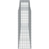  Obokane gabion košare 6 kosov 400x50x140/160cm pocinkano železo, (20757829) | Shoptok.si