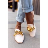 Boto Women's Slippers With Chain Beige Call On Me | ePonuda.com