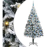 vidaXL Umestno božično drevo med 300 LED Zelena 240 x 150 cm | Shoptok.si