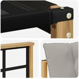  Set vanjskih sofa 7 pcs Bijela i svjetlosiva | shoptok.hr