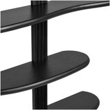 House Nordic Crna polica s više razina od punog hrasta 80 cm Aliano – | shoptok.hr