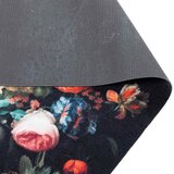  Kuhinjski Tepih Crna 180 x 60 cm Baršun | shoptok.hr