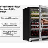 Klarstein VeroSteel hladnjak za vino ispod pulta | 2 zone | 129 litara | 43 boce | 60 cm | shoptok.hr