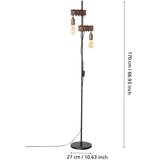 Eglo 43526 - Stojeća lampa TOWNSHEND 2xE27/10W/230V | Eponuda.com