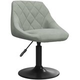  Barski stolac svjetlosivi baršunasti | shoptok.hr