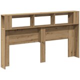  LED uzglavlje boja hrasta artisan 180x18,5x103,5 cm drveni | Eponuda.ba