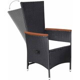  5-dijelni vrtni blagovaonski set crni | shoptok.hr