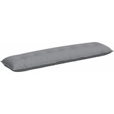 vidaXL Poglavni vzglavnik Svetlo siva 200 x 19 x 50 cm blago, (5000278034) | Shoptok.si