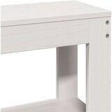 vidaXL Posteljni okvir z vzglavjem brez vzmetnice bel 140x200 cm | Shoptok.si