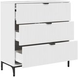  Kreveta Visoki sjaj bijela 79,5 x 33 x 82 cm Konstruirano drvo | shoptok.hr