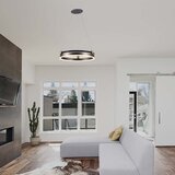  LED luster na sajli LED/20W/230V 3000K Ø 42 cm braon | Eponuda.com