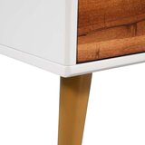  Stolić za kavu 90 x 50 x 40 cm od masivnog bagremovog drva | shoptok.hr