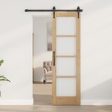 vidaXL Notranja vrata z steklom "ORKDAL" 61x198,5x4 cm Trdi les bor Cene