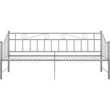  Okvir za krevet na razvlačenje sivi metalni 90 x 200 cm | shoptok.hr