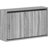  Ormar za cipele na zidu ZWOLLE 71 x 17 x 43 cm Siva Sonoma | shoptok.hr