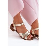 Zazoo Leather sandals on a delicate heel | shoptok.hr