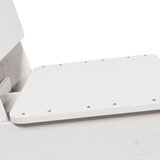  Vrtne stolice 2 kom bijele 60x64x70,5 cm masivne borovine | shoptok.hr