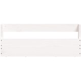  Zidni stalci za cipele 2 kom bijeli 59x9x23 cm masivna borovina | shoptok.hr