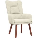 vidaXL Sproščujoči naslanjač Krem Velur, (22054335) | Shoptok.si