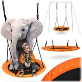 Neo-Sport Swingo XXL Orange 95 cm Stork's Nest Swing - Safe and Durable Fun for All Ages, (21740654) | Shoptok.si
