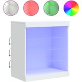  Komoda s LED svjetlima bijela 60,5 x 37 x 67 cm | shoptok.hr