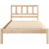  Krevetna konstrukcija Smeđa 80 x 200 cm Čvrsto borovo drvo | shoptok.hr
