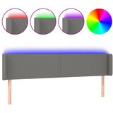  LED uzglavlje tamnosivo 183x16x78/88 cm od tkanine | shoptok.hr