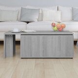  Klubska mizica siva sonoma 150x50x35 cm inženirski les, (20712473) | Shoptok.si