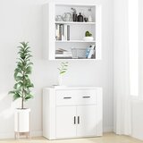  Visoka komoda bijela od konstruiranog drva | shoptok.hr