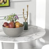  Okrugli blagovaonski stol čelik s praškastim premazom MDF s melaminom protuklizne noge 70 x 74 cm bijela | shoptok.hr
