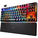 Steel Series Apex Pro TKL Gen 3 brezžična igralna tipkovnica črne barve z magnetnimi stikali in US postavitvijo QWERTY | Shoptok.si