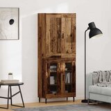  Visok predalnik 2 pcs Star les Inženirski les in steklo, (5000108321) | Shoptok.si