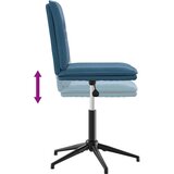 vidaXL Jedilni stoli 2 kosa moder žamet | Shoptok.si