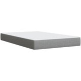 Krevet s oprugama i madrac svjetlosivi 120 x 200cm od tkanine | shoptok.hr