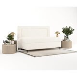 Maison de Rêve Kremno bela oblazinjena postelja 100x200 cm Alba – | Shoptok.si